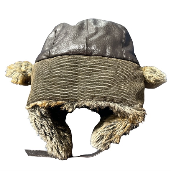 RedHead Faux-Leather Bomber Hat for Men - Picture 6 of 8